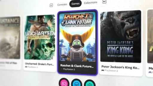 Gameflow Hero Image showing the app UI with retro games installed.
